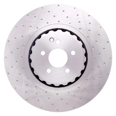 For Mercedes-Benz CL63 AMG 08-14 DFC 650-63081 Premium Dimpled Front Brake Rotor Foto 1 de 4