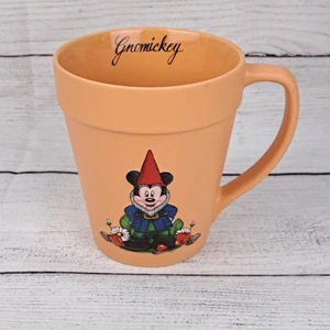 Disney Parks Garten Mickey Mouse Wichtel Terrakotta Topf Übertopf Becher "Gnomickey" - Bild 1 von 14