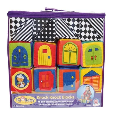 Small World Toys Knock-Knock Blocks - 16 Pieces - Image 1 of 3