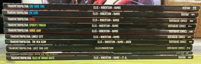 Lote de novela gráfica transmetropolitana TPB #0-2, 4-10 Warren Ellis Vertigo Foto 1 de 4