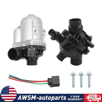 Electric Water Pump 11517632426 For 2009-2014 BMW 135i 335i 535i 335is 640i 740i - Image 1 of 4