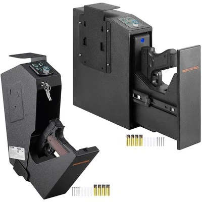 Uimoso Mounted Gun Safe for Pistols Biometric Gun Safe 3 Access Ways 1 Pistol - Image 1 of 2