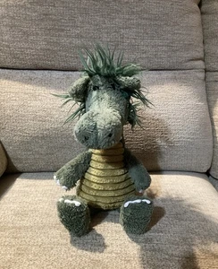 Jellycat Snagglebaggle Dudley Dragon Plush Soft Toy Green Rare Retired - Picture 1 of 8