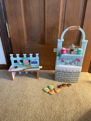 American Girl Wellie Wishers Acogedor CALIENTE Soporte de Cacao y Banco Usado en Excelente Condición Tazas OTOÑO Foto 1 de 4