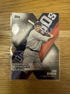 Lou Gehrig 2020 Topps Die-Cut Wins Above Placement 1930's Yankees Insert - Picture 1 of 2