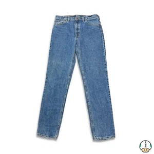 Vintage Levi's 512 Jeans Herren 34x34 Slim Fit Taper Leg Medium Wash 90s Denim - Bild 1 von 8