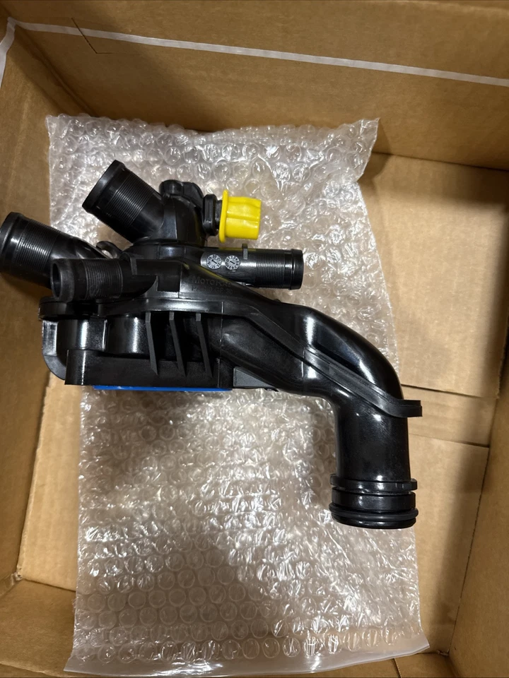 Engine Coolant Thermostat Housing MotoRad 678-221 Fit Mini Cooper 07-13 Peugeot - Image 1 of 4