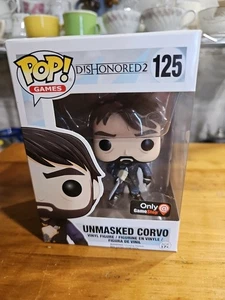 funko pop Dishonored2 Unmasked Corvo Gamestop Exclusive 125 - Picture 1 of 7