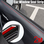 Car Door Window Edge Gap Filler Sound Insulation Seal Strip Rubber Weatherstrip