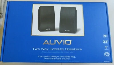 NUEVO par de altavoces satélite bidireccionales AUVIO de un par #4000461  Foto 1 de 4