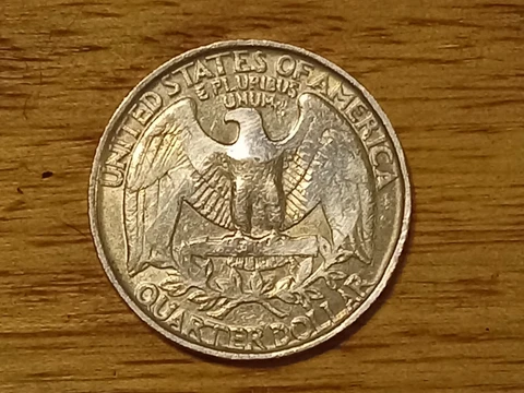 1994 D Washington Quarter error with flat edge and missing details in eagle! 🦅 Cover