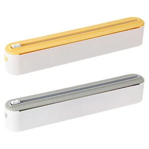 Kitchen Foil Food Plastic Wrap Hold Cling Film Dispenser Holder Cutter Food Wrap - Picture 1 of 14