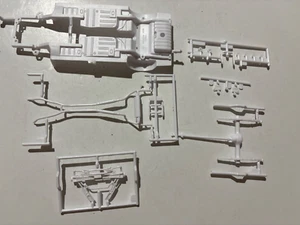 Model Car Parts - Revell 1968 Ford Mustang GT chassis suspension exhaust 1/25 - Picture 1 of 2