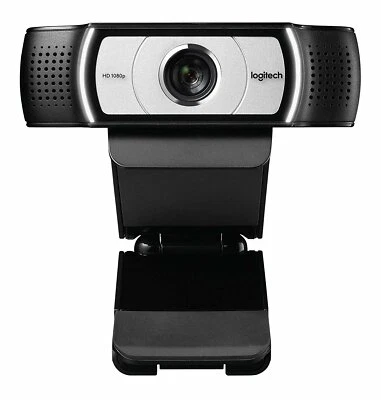 Logitech Webcam C930e Carl Zeiss 15MP 1080P FHD Camera 1080P HD Webcam - Black - Image 1 of 3