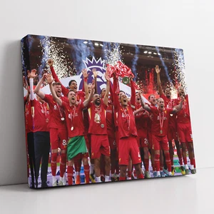 Liverpool FC Premier League Winners 24/25 Canvas - Picture 1 of 5
