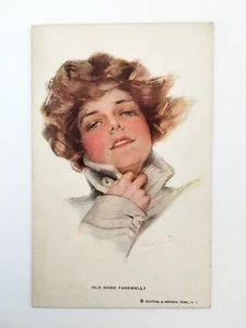 Boileau Künstler signiert Reinthal Newman Old Home Abschied Nr. 284 DB Postkarte (A) - Bild 1 von 2