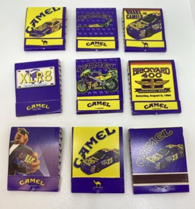 Lot of 9 Vintage Unused FULL Camel Racing Matchbooks Matches From 1994 - Picture 1 of 4