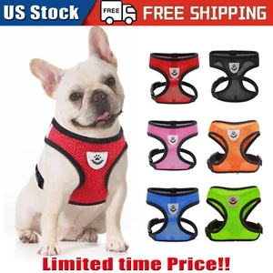 Cat Dog Pet Harness Adjustable Control Vest Dogs Reflective S M L XL Leash - Picture 1 of 22