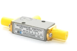 MIL spec Microwave SPST Switch by Hewlett Packard type 33122A, 0.1...15 GHz, NOS - Picture 1 of 12