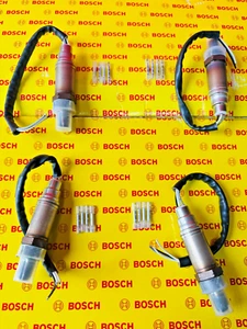 SET OF 4 UNIVERSAL Oxygen Sensor Bosch 2 UP & 2 DOWN FOR GM BULK NO BOX - Bild 1 von 3