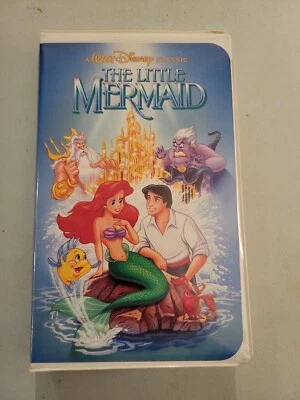 RARE Disney The Little Mermaid (VHS, 1989, Black Diamond Edition, Banned Cover) - Image 1 of 4