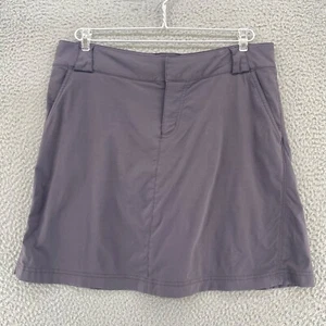 Columbia Skort Womens 10 Gray Titanium Stretch Mini Pockets Athleticwear Outdoor - Picture 1 of 14