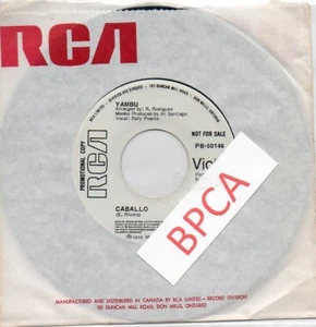 NEW 7" Vinyl RCA Canadian Promo Yambú Sunny / Caballo Jazz, Latin, Funk / Soul - Bild 1 von 1