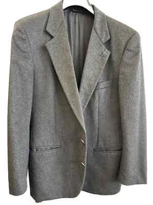 San Remo Man's Two-Button Gray Blazer sz. 41 Made in Italy - Picture 1 of 13