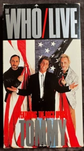 The Who - Live Featuring the Rock Opera Tommy 1989 VHS - Picture 1 of 2