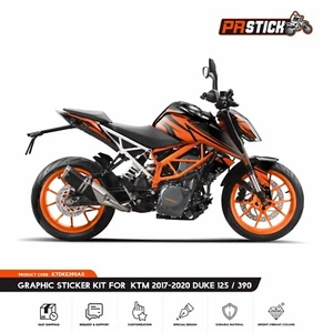 PRSTICK Graphic Sticker Kit For KTM 2017 - 2020 DUKE 125 / 390 - Picture 1 of 6
