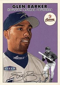 2000 Fleer Tradition #329 Glen Barker Houston Astros