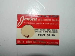 Jensen Replacement Needle - Cat. No. A-80LP - Picture 1 of 3