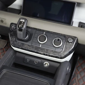Forged Carbon Air Condition Mode Button Cover For Land Rover Defender 90 110 20+ - Picture 1 of 12