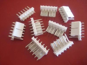 6 POSITION 3.96mm HEADER FRICTION LOCK STRAIGHT MOLEX CONNECTOR ( Qty 25 ) - Picture 1 of 1
