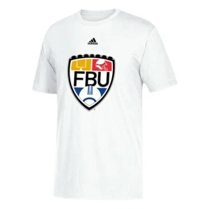 Football University Adidas Youth White Technique And Talent Front T-Shirt - Picture 1 of 1