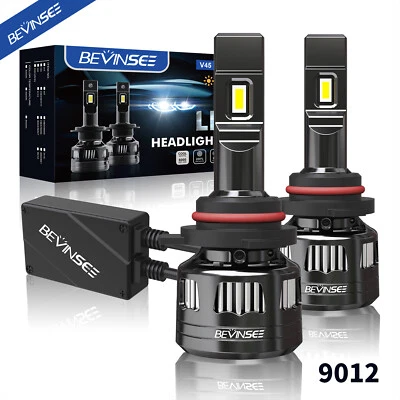 2x HIR2 9012 LED Headlight Bulbs 120W Canbus For Fiat 500 500L 2012-2020 Bright - Image 1 of 4