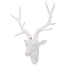 Antler Wall Decoration Deer Head Mount Stag White Household Decorate