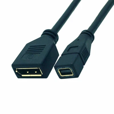 MINIDP(Mini Display Port)Female to DP (Display Port) Female Video Cable Adapter  - Image 1 of 4