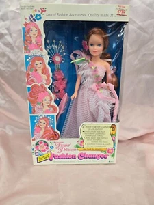 Vintage 1985 Creata Flower Princess Instant Fashion Changes Laurelle Doll RARE - Picture 1 of 10