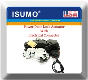Door Lock Actuator Motor Rear Right W/Connector Fits: Cadillac Chevrolet GMC - Picture 1 of 4