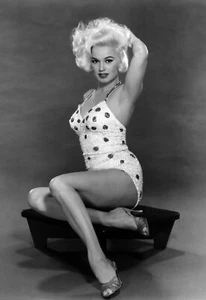 Mamie van Doren ristampa 4x6 - Foto 1 di 1