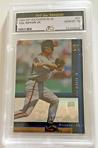 CAL RIPKEN JR 1994 Upper Deck SP Holoview Blue #32 Graded GEM MINT 10 by 5 Star - Picture 1 of 2