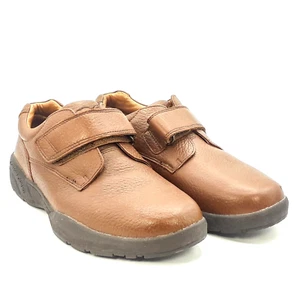 Zapato informal para diabéticos Dr Comfort William para hombre de cuero granulado marrón talla 9,5 X ancho - Imagen 1 de 10