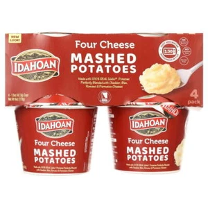 Idahoan® Four Cheese Mashed Potatoes Cup 4-pack , 6 oz - Picture 1 of 3