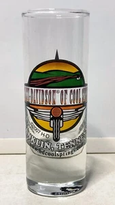 Harley Davidson of Cool Springs Franklin Tennessee Tall Clear Shot Glass 2007 - Picture 1 of 5