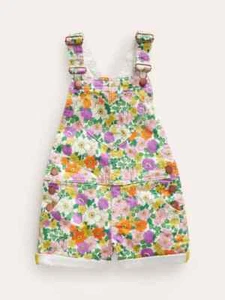 NWT Mini Boden Heart Pocket Short Dungaree - Picture 1 of 6