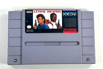 Lethal Weapon (Super Nintendo, 1992) SNES Auténtico Probado Foto 1 de 4