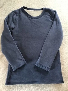Girl’s blue fleece lined sweatshirt~ large - Picture 1 of 4
