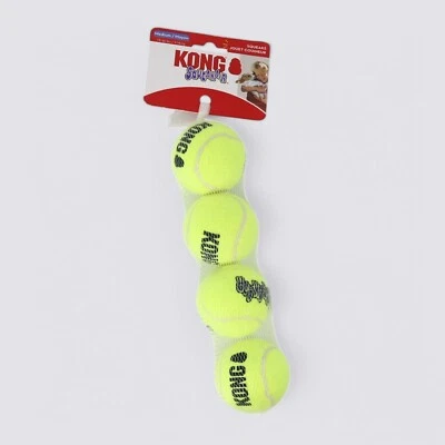 KONG Air Dog Squeakair Dog Toy Tennis Balls Size Medium (Pack of 4) - Image 1 of 2