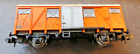 Fleischmann N 8331 Covered Goods Wagon Orange With Sliding Doors